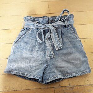 Kancan Paper Bag High Waisted Shorts